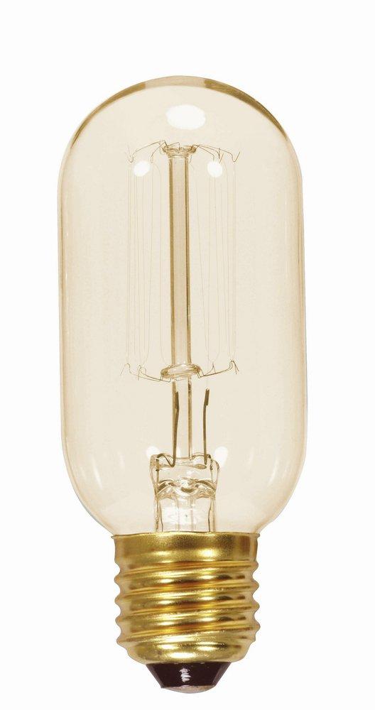 40W T14 Dimmable Incandescent Light Bulb with Medium Base 