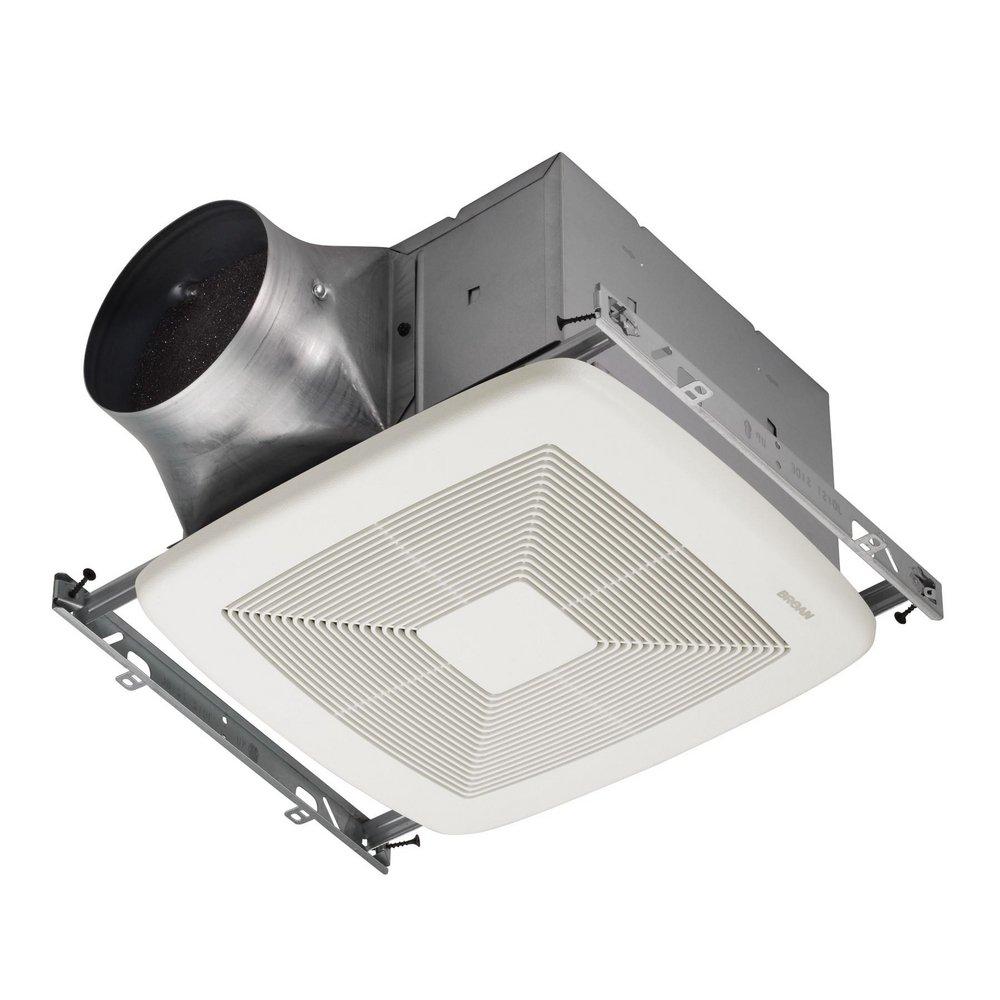 Broan White Bathroom Exhaust Fan in White 