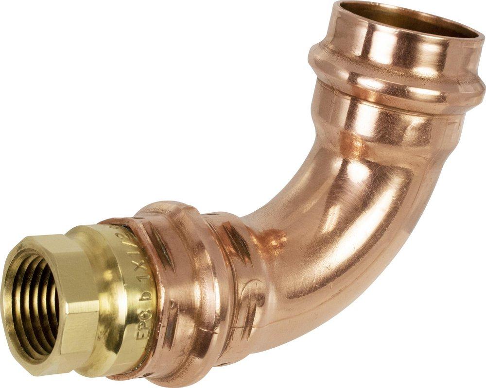 Apollo&reg; Press Copper Press 90&deg; Female Elbow 