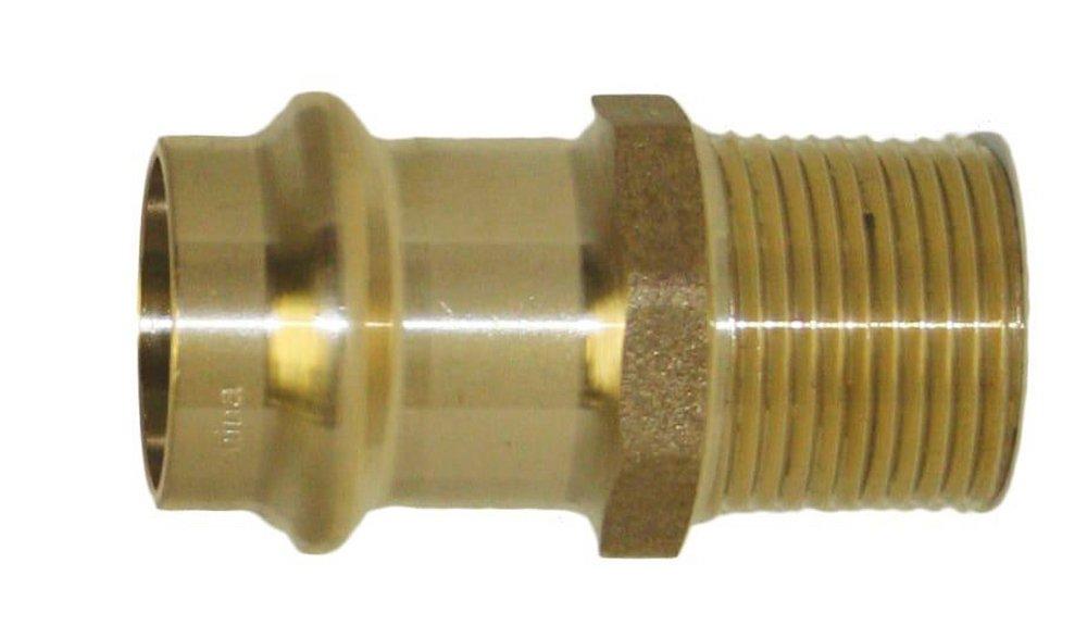Apollo® Press Press x Male Threaded Domestic Brass Adapter 
