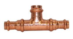 1-1/2 x 2 in. Copper Press Tee