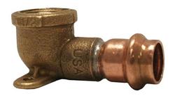 1/2 x 3/8 in. Copper Press 90° Female Drop Ear Elbow