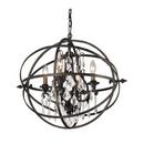 Troy-CSL Lighting Vintage Bronze 20-1/8 in. 60 W 4-Light Candelabra Pendant 