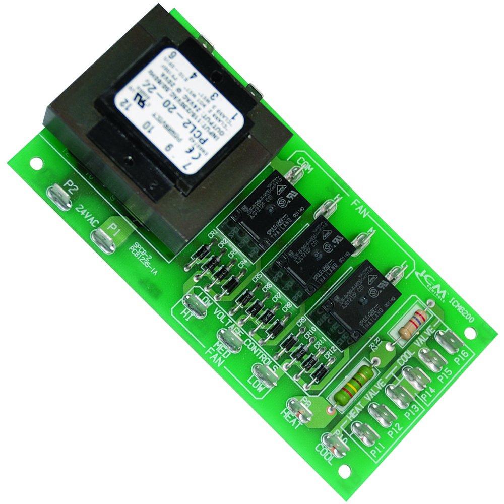 ICM Controls FAN COIL Relay Control HONEYWELL W6380B 