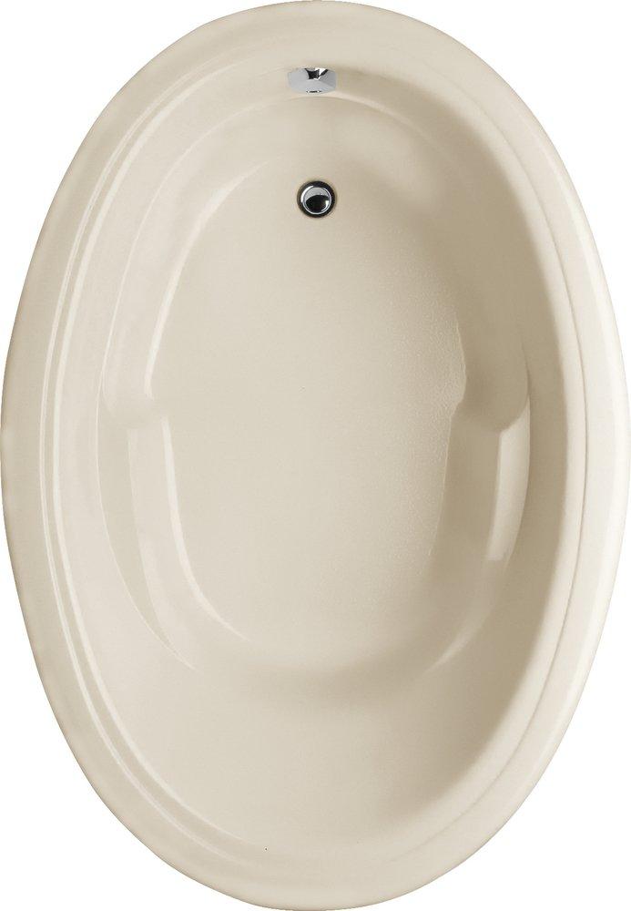 Hydro Systems Biscuit 72 x 41-1/2 in. Drop-In Bathtub with End Drain 