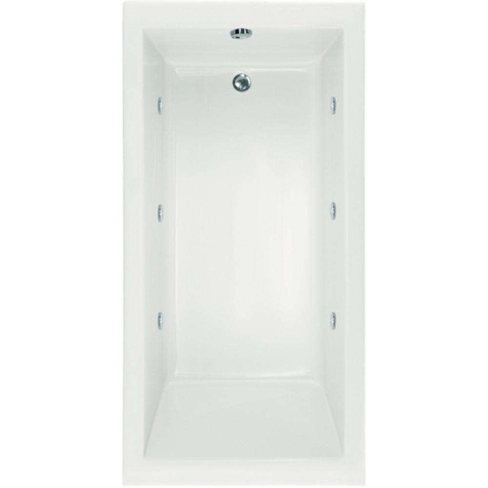 Hydro Systems White 66 x 36 in. Combo Drop-In Bathtub with End Drain 
