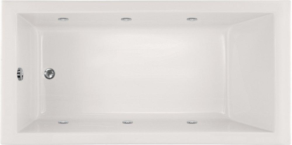 Hydro Systems Biscuit 66 x 36 in. Whirlpool Drop-In Bathtub with End Drain 