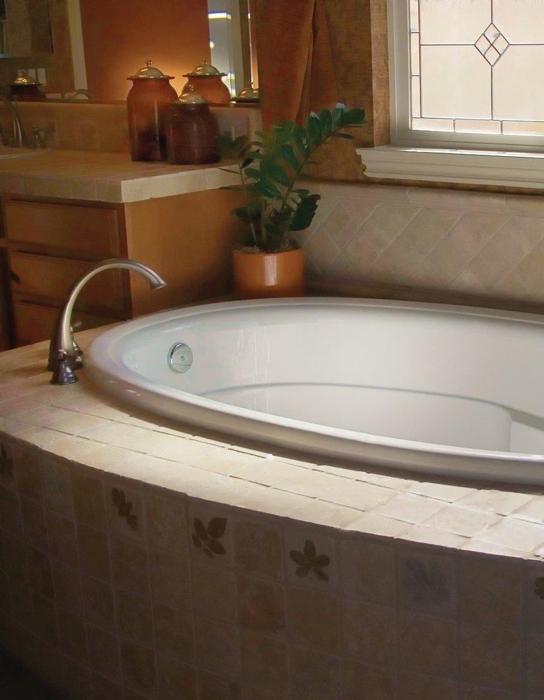 Hydro Systems White 60 x 41-1/2 in. Drop-In Bathtub with End Drain 