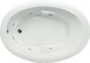 Hydro Systems White 66 x 41-1/2 in. Whirlpool Drop-In Bathtub with End Drain 
