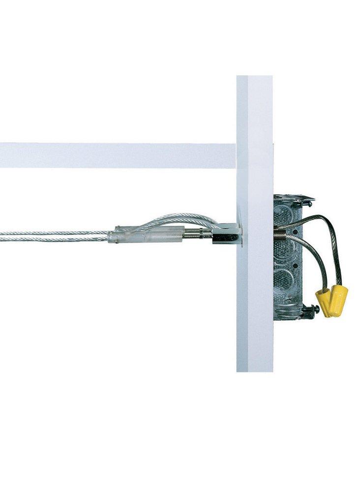 Visual Comfort & Co. Architectural Satin Nickel Power Feed Turnbuckle 