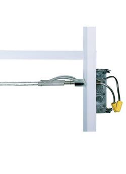 Power Feed Turnbuckle in Satin Nickel