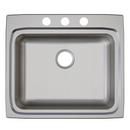 Elkay Lustrous Satin 25 x 22 in. Stainless Steel Single Bowl Drop-in Kitchen Sink in Lustrous Satin 