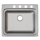 Elkay Lustrous Satin 25 x 22 in. Stainless Steel Single Bowl Drop-in Kitchen Sink in Lustrous Satin 