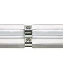 Rail Conductive Connector Ceiling Light in Satin Nickel