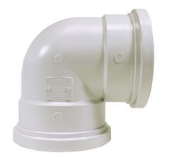 6 in. Gasket 90 Degree SDR 35 Plastic Sewer Elbow