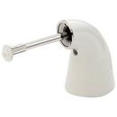 Small Base Lever Handle Pair in White