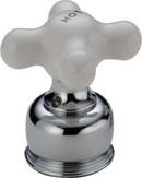 Delta Faucet Chrome Porcelain Small Cross Handle 
