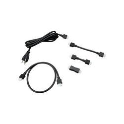 12 in. LED Jumper Connector in Black