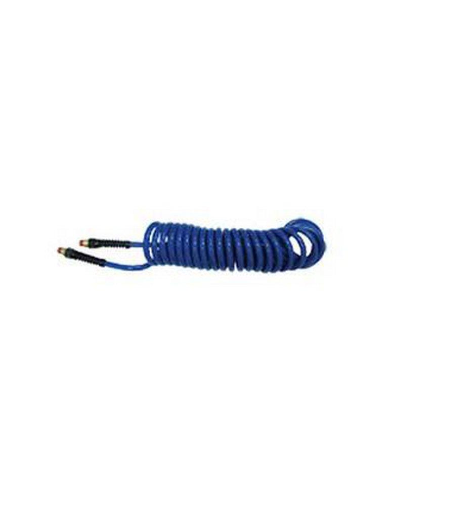 Coilhose Pneumatics Transparent Blue Self-Storing Air Hose 