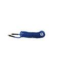 Coilhose Pneumatics Transparent Blue Self-Storing Air Hose 