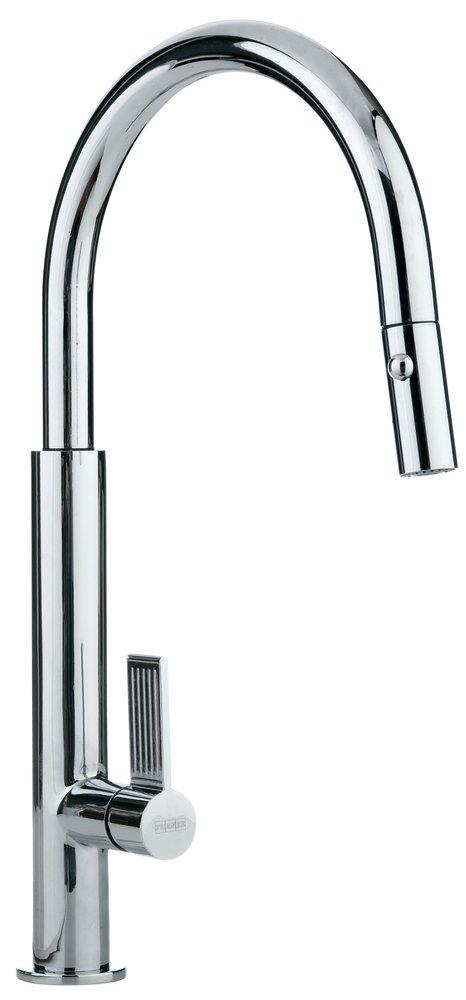 Franke Polished Chrome 2.2 gpm Mixer Faucet with Pull-Down Spray 