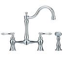 Franke Chrome California Energy Commission Registered Lead Law Compliant 1.75 Faucet With Side Spray Polished Chrome 