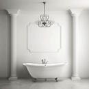 Hydro Systems Biscuit 72 x 38 in. 113 gal Hydroluxe Solid Surface Oval Freestanding Bathtub with Center Drain 