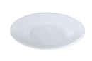 Hydro Systems White 72 x 38 in. 113 gal Hydroluxe Solid Surface Oval Freestanding Bathtub with Center Drain 