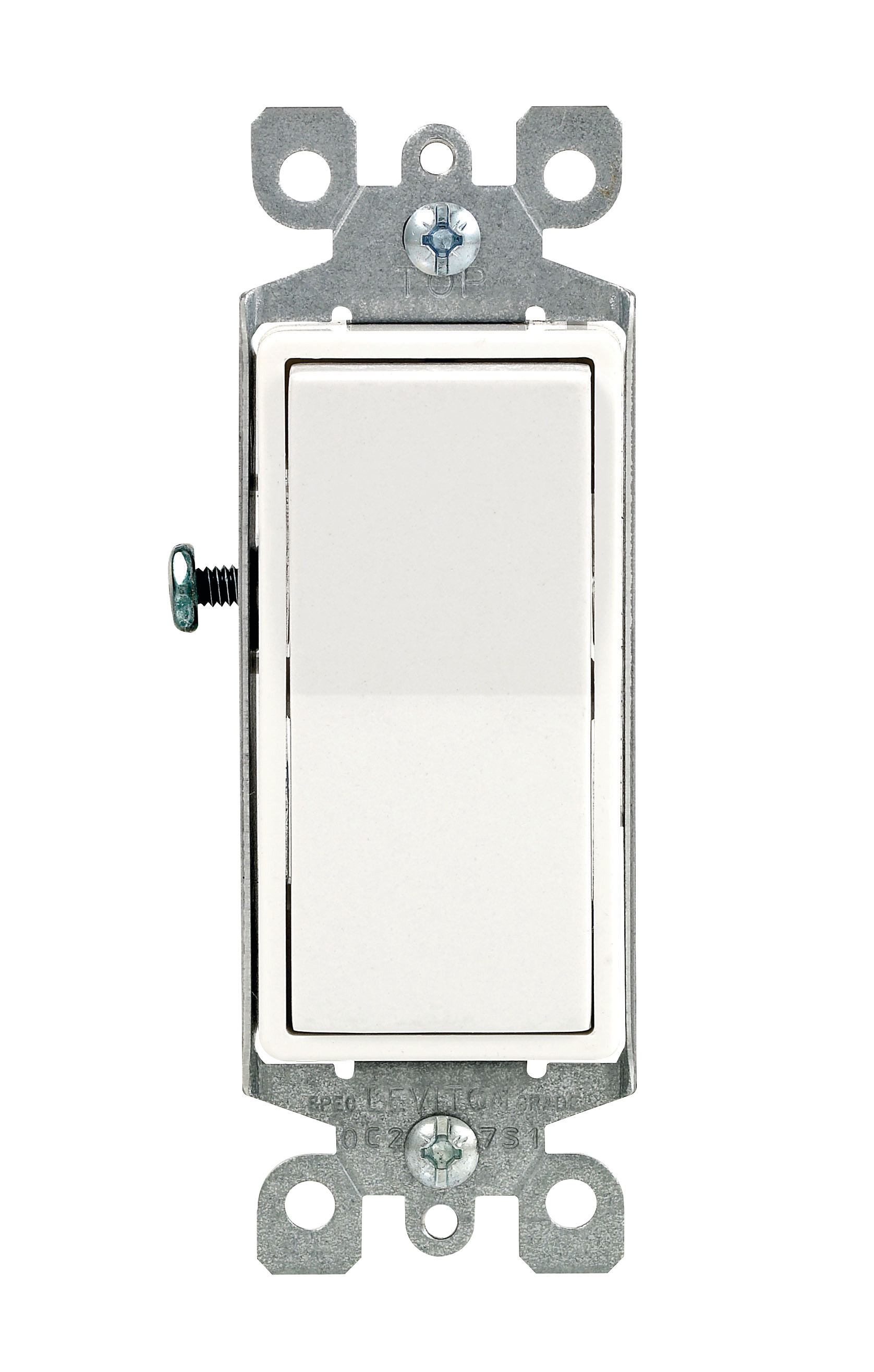 LEVITON White 15A Shop Prime Switch 