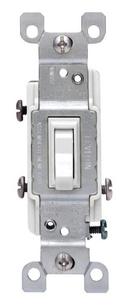 LEVITON White Grounded Switch 