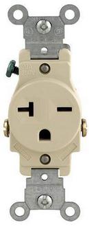 20A 250V Single Receptacle in Ivory
