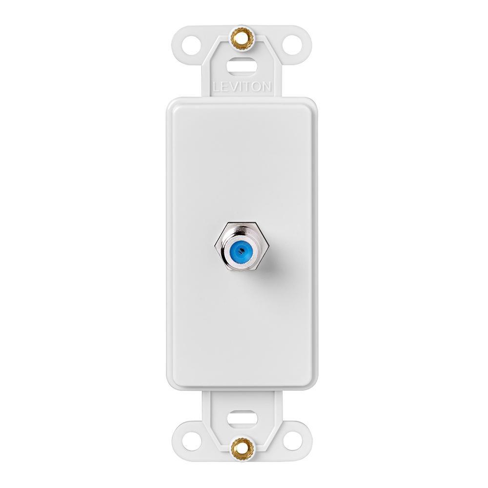 LEVITON White Wall Jack 