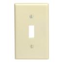 1 Gang Thermoset Plastic Wall Plate in Ivory