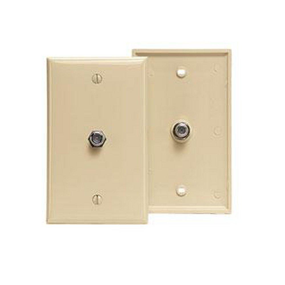 LEVITON Ivory 1 Gang Wall Plate 
