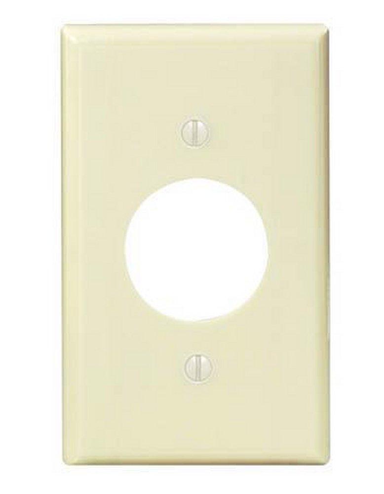 LEVITON Ivory Device Receptacle Wallplate 