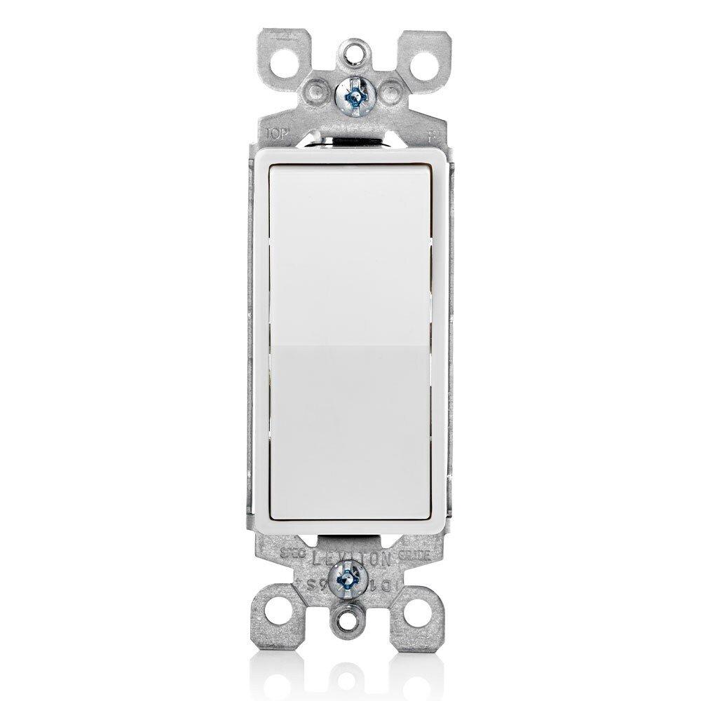 LEVITON White 15A 3-Way Switch 