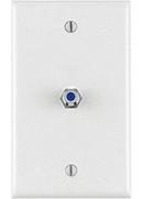 1 Gang Wall Plate in White