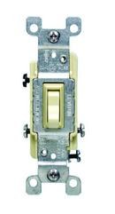 LEVITON Ivory Grounded Switch 