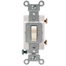 20A 1-Phase Side-Wired Toggle AC Quiet Switch in Ivory
