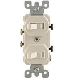 1-Pole Duplex Switch in Ivory