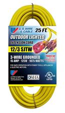 100 ft. Fluorescent Extension Cord in Yellow