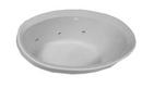 Bathcraft White 56 x 38 in. Soaker Drop-In Bathtub with Center Drain 