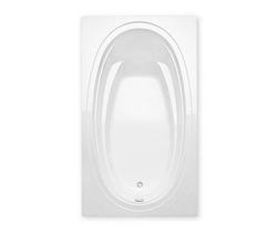 60 x 42 in. Soaker Drop-In Bathtub with Universal Drain in White