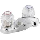 Moen Chrome Two Handle Centerset Bathroom Sink Faucet 