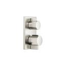 Dornbracht USA Platinum Matte Two Handle Thermostatic and Volume Control Valve Trim 