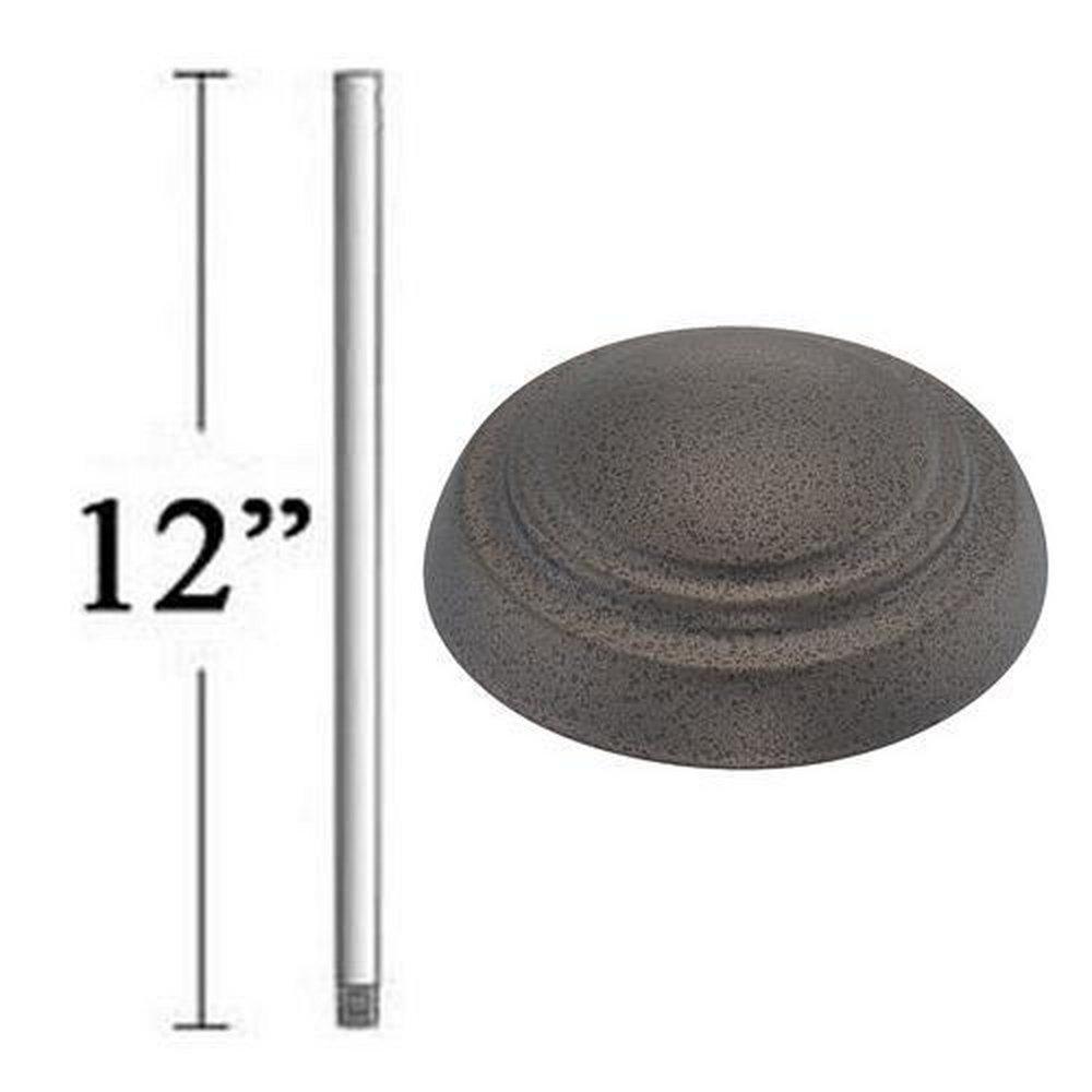 Minka Aire Smoked Iron 12 in. Downrod 