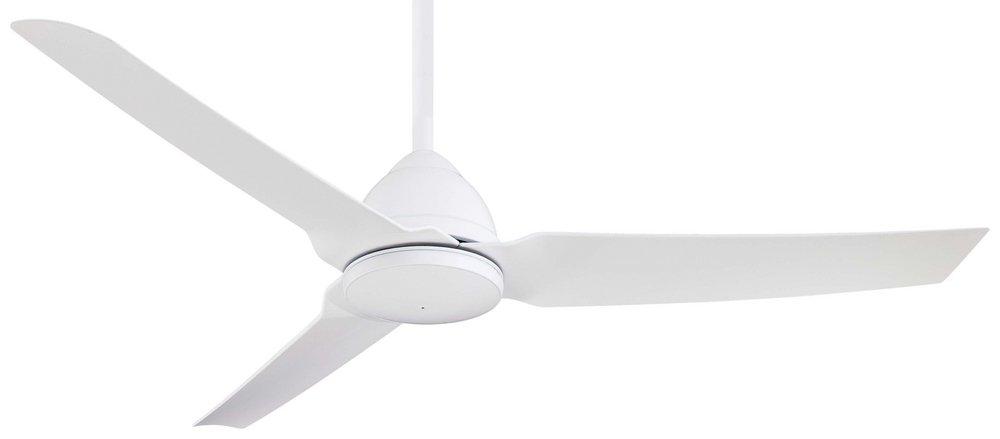 Minka Aire Flat White 54 in. 3-Blade Ceiling Fan 
