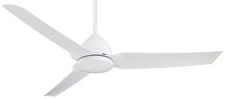 54 in. 3-Blade Outdoor Ceiling Fan in Flat White