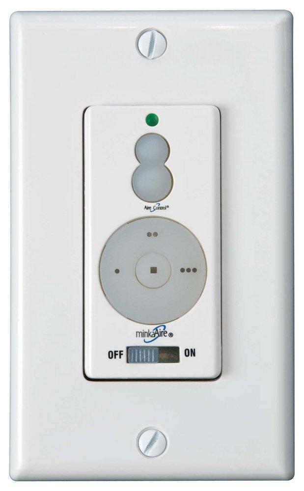 Minka Aire White Wall Control with Handheld Remote 