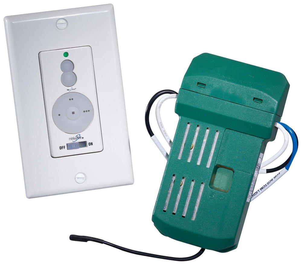 Minka Aire White Wall Control with Handheld Control 